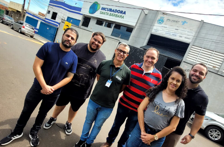 Equipe Andre da Farmácia em visita à Incubadora SBO